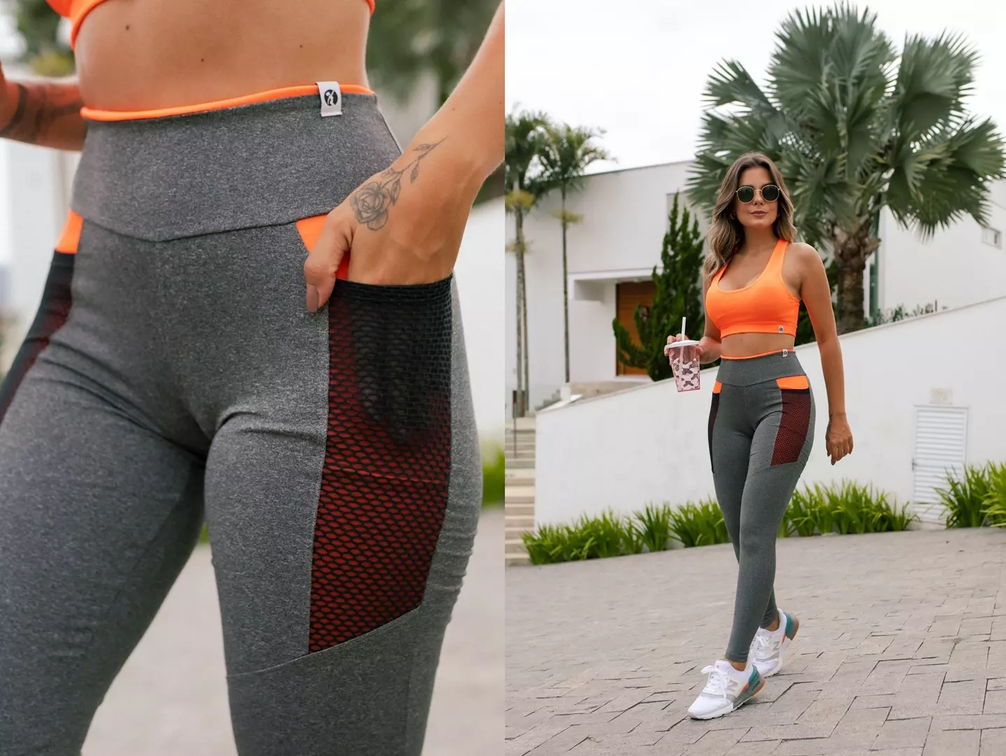 Calça Legging Bolso Cores - Ref: Ah64